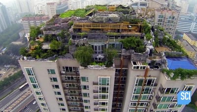 Who Built a Secret Mountaintop Mansion on Top of This Skyscraper 